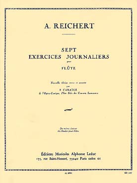 7 EXERCICES JOURNALIERS FLUTE A.REICHERT